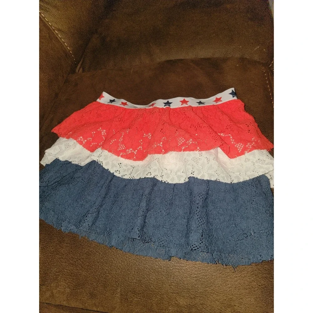 Celebrate patriotic freedom tank size 10 12 skirt size 7‎ 8 4th of july